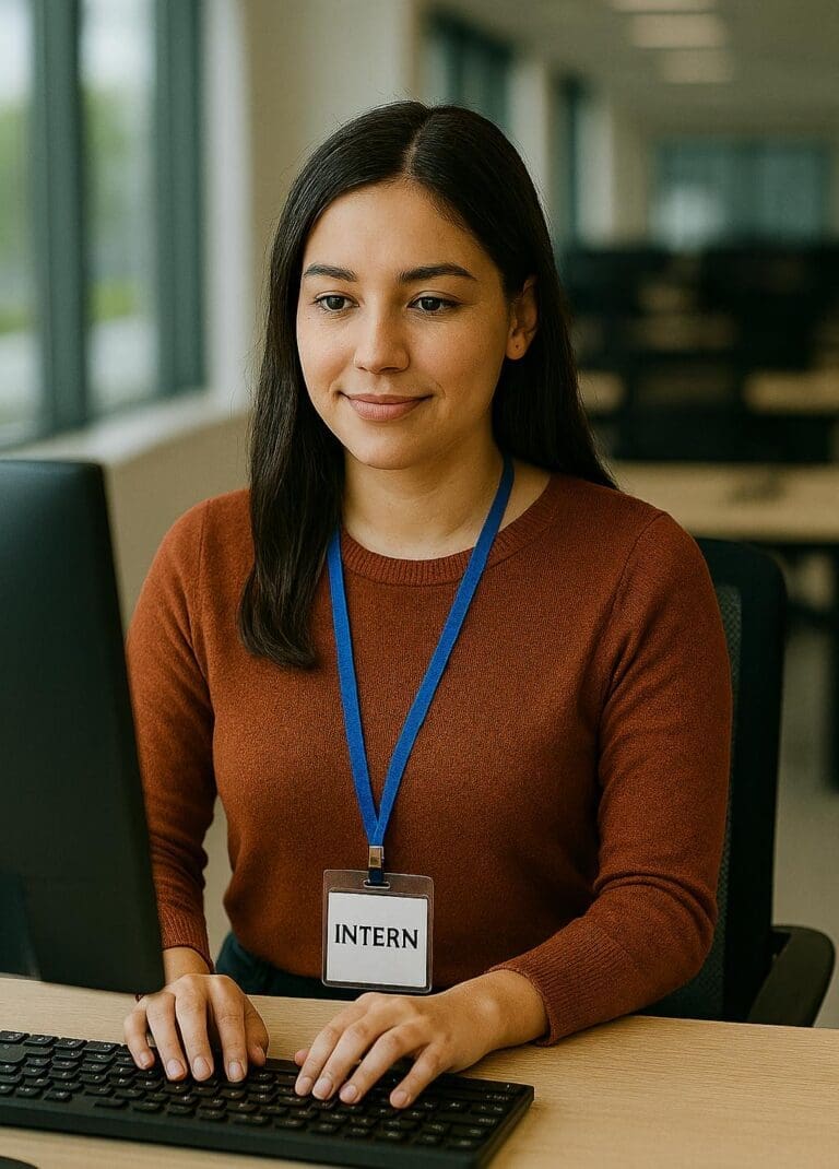 female intern